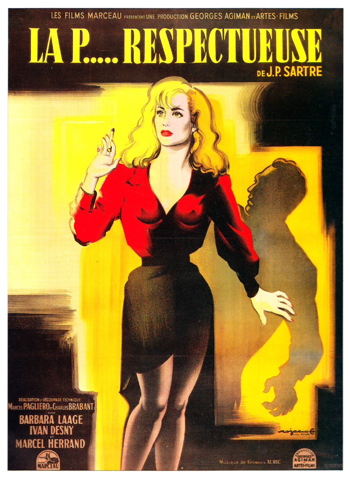 Постер к фильму «La p..... respectueuse»