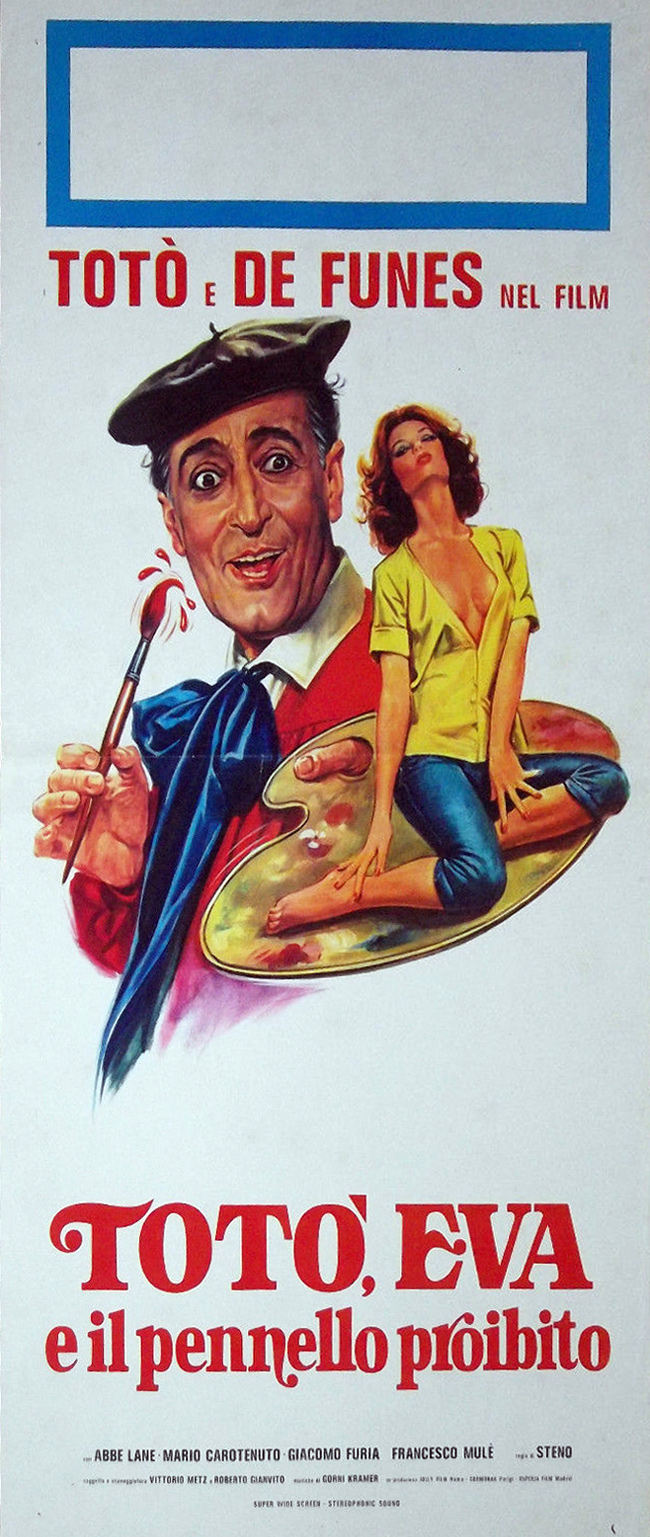 Постер к фильму «Totò, Eva e il pennello proibito»