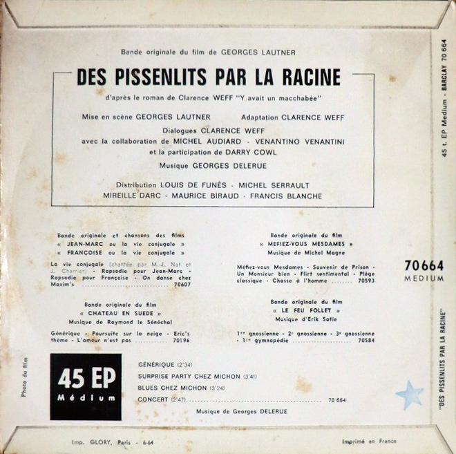 Постер к фильму «Des pissenlits par la racine»