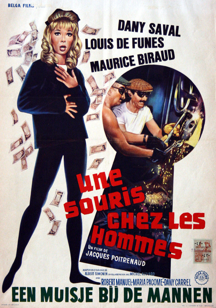 Постер к фильму «Une souris chez les hommes»