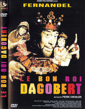 DVD обложка к фильму «Добрый король Дагобер»