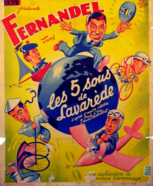 Постер к фильму «Les cinq sous de Lavarède»