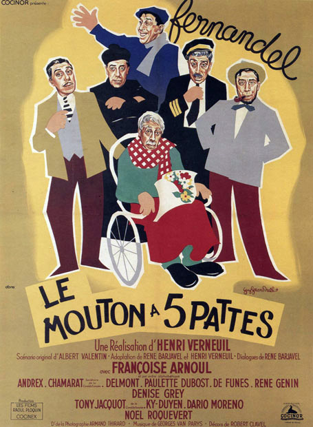 Постер к фильму «Le mouton à cinq pattes»