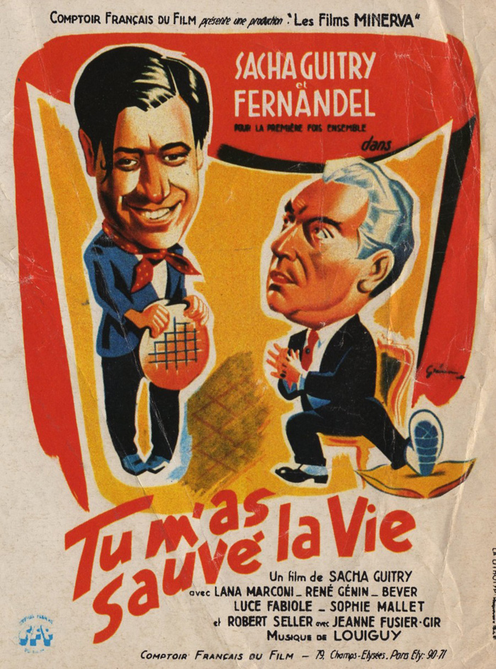 Постер к фильму «Tu m'as sauvé la vie»