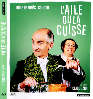 BD обложка к фильму «L'aile ou la cuisse»