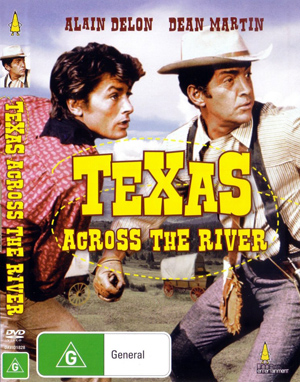 DVD обложка к фильму «Техас за рекой»