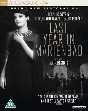 BD обложка к фильму «B прошлом году в Мариенбаде»