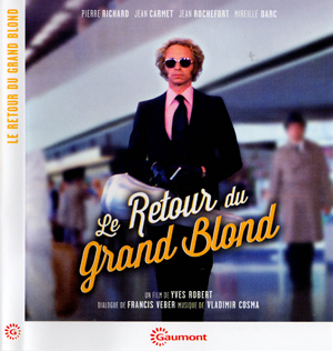 BD обложка к фильму «Возвращение высокого блондина»