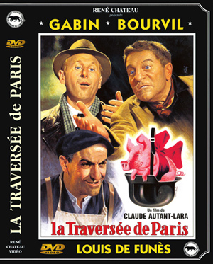 DVD обложка к фильму «Через Париж»