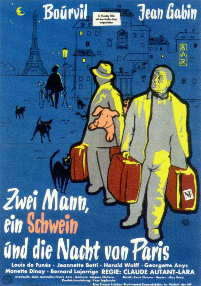 Постер к фильму «La traversée de Paris»