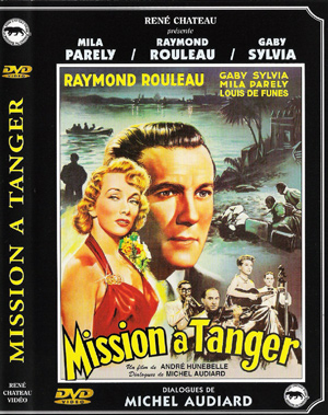 DVD обложка к фильму «Миссия в Танжере»