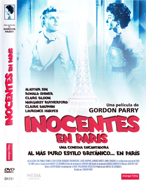 DVD обложка к фильму «Невинные в Париже»