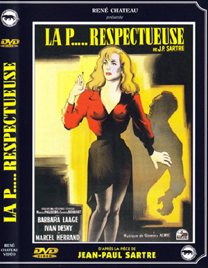 DVD обложка к фильму «Почтительная проститутка»