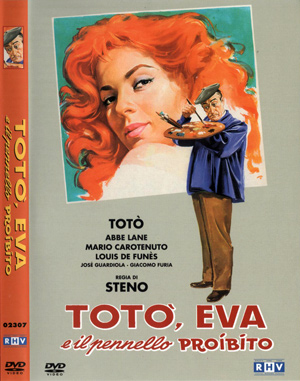 DVD обложка к фильму «Тото, Ева и запретная кисть»