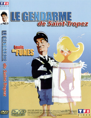 DVD обложка к фильму «Жандарм из Сен-Тропе»