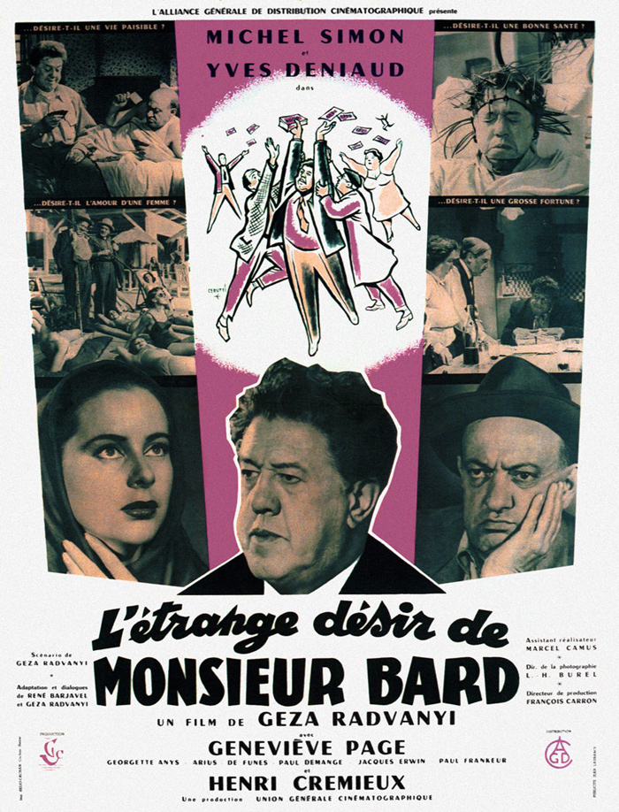 Постер к фильму «L'étrange désir de Monsieur Bard»