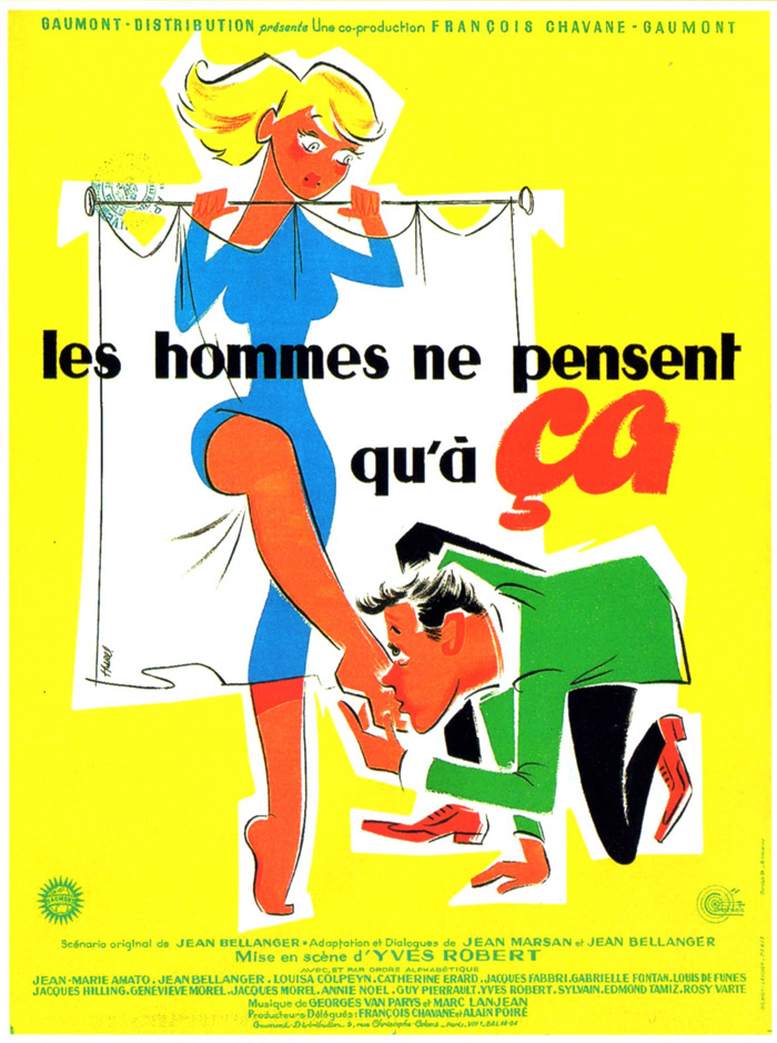 Постер к фильму «Les hommes ne pensent qu'à ça...»