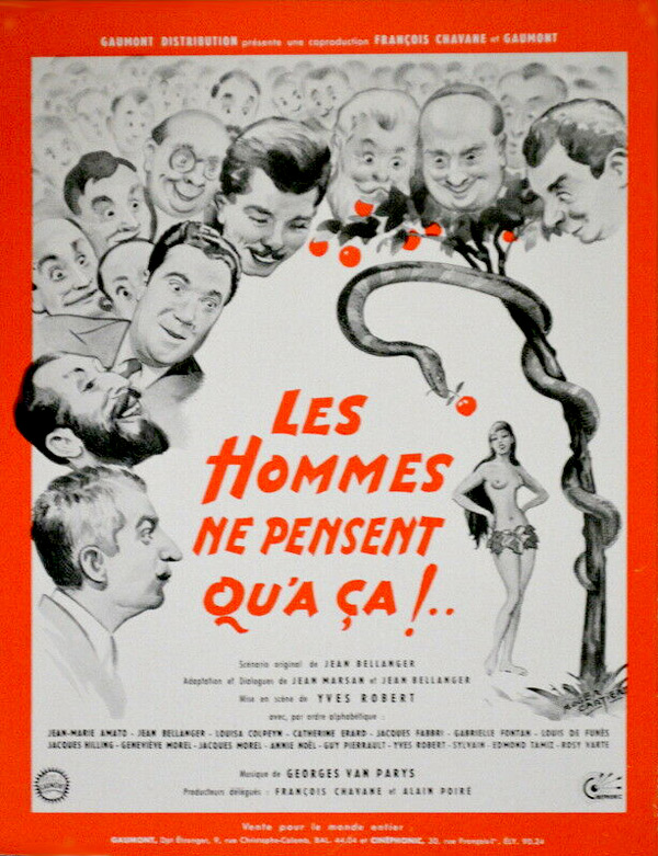 Постер к фильму «Les hommes ne pensent qu'à ça...»