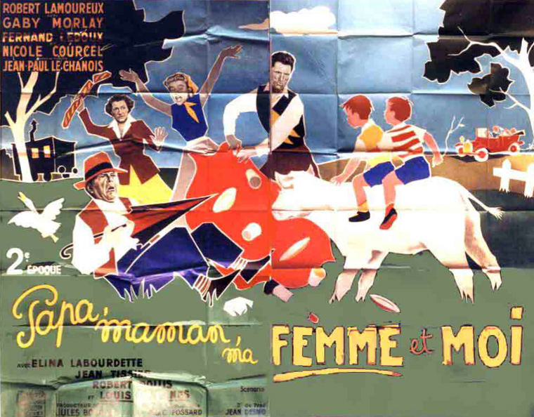 Постер к фильму «Papa, maman, ma femme et moi...»