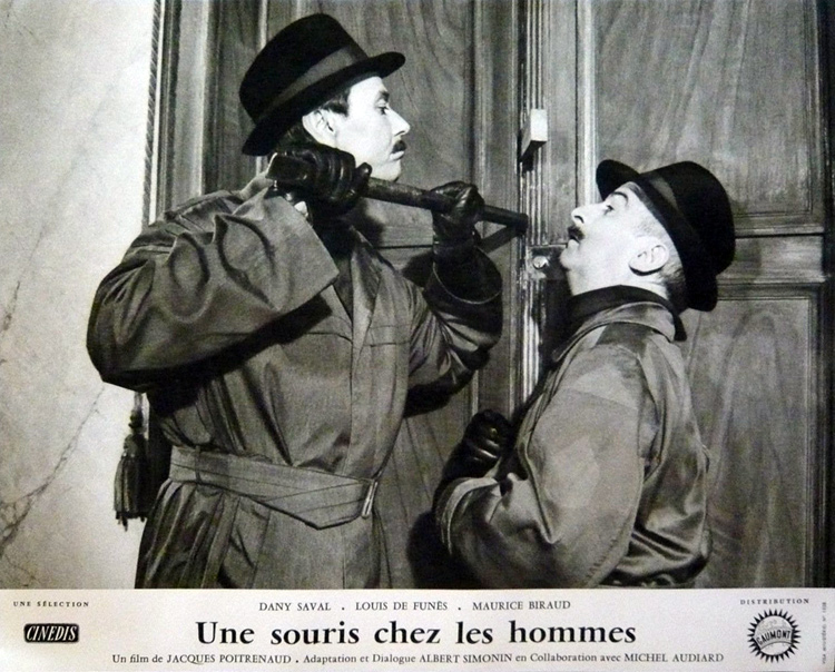 Постер к фильму «Une souris chez les hommes»