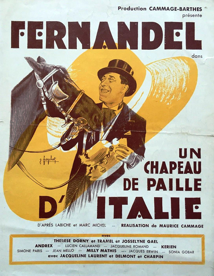 Постер к фильму «Un chapeau de paille d'Italie»
