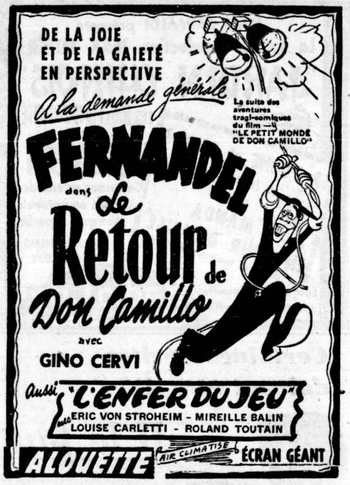 Постер к фильму «Le retour de Don Camillo»