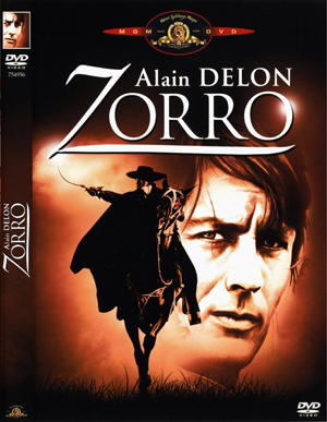 DVD обложка к фильму «Зорро»